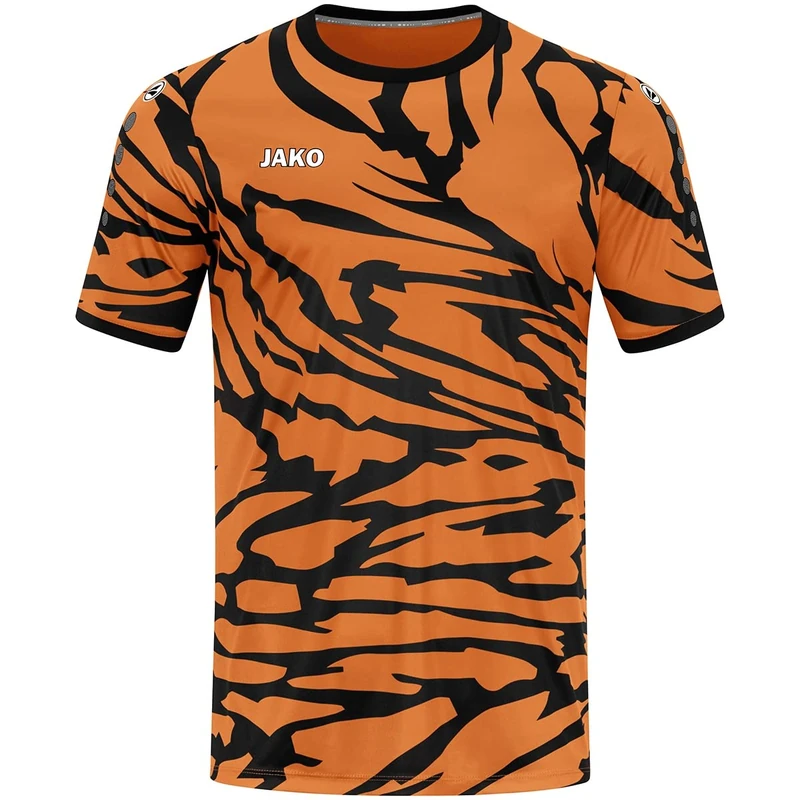 JAKO Trikot Animal (Kurzarm) Jersey, Neon Orange/Black, XL