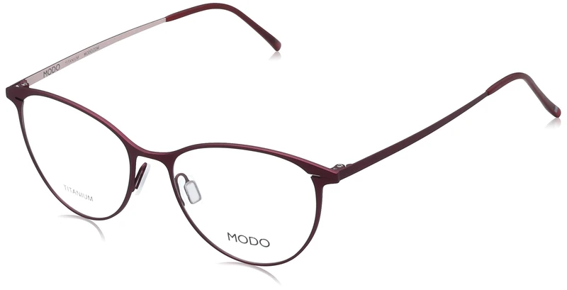 MODO & ECO Women's Glasses, Burgundy, 49/15/142
