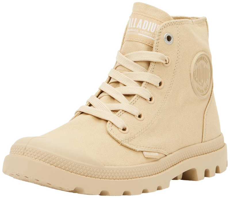 Palladium - Mono Chrome - Men's and Women's City Shoes - Authentic Look, EVA Insole - Vegan Friendly, desert, 6 UK