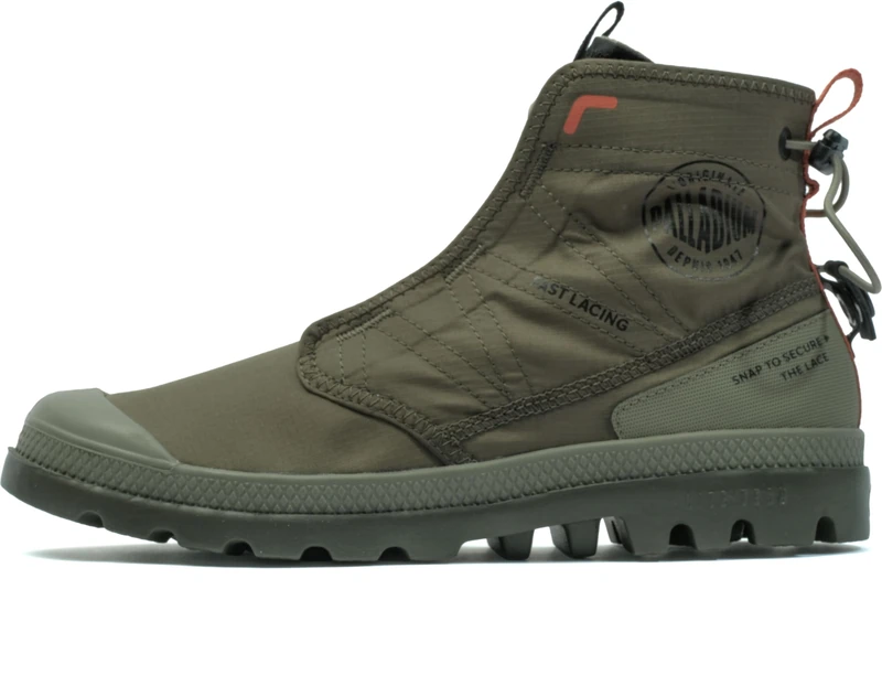 Palladium Pampa Travel Lite Rs Ankle Boots Unisex, Olive, 5 UK