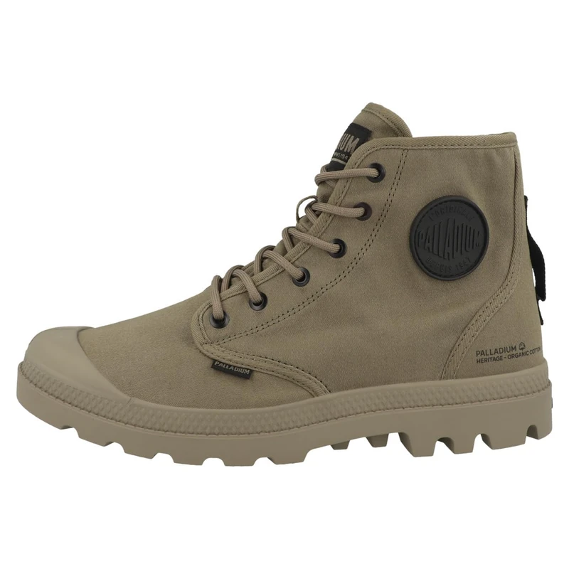 Palladium Pampa Hi HTG Supply, Mixed Trainers, Dusky Green, 42, Dusky Green