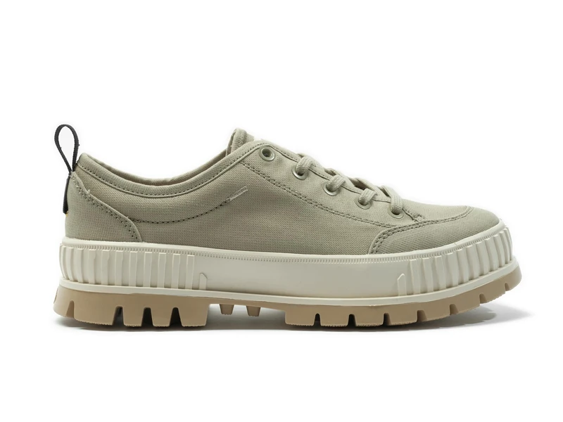 Palladium Pallashock Lo Organic 2 78569116M, Trainers, Eucalyptus, 5 UK