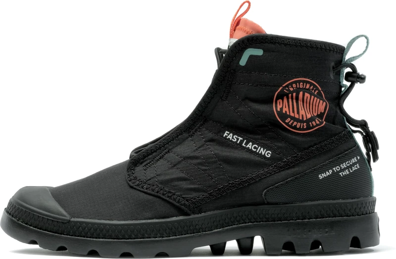 Palladium Unisex's Pampa Travel LITE RS Sneaker, Black, 11 UK