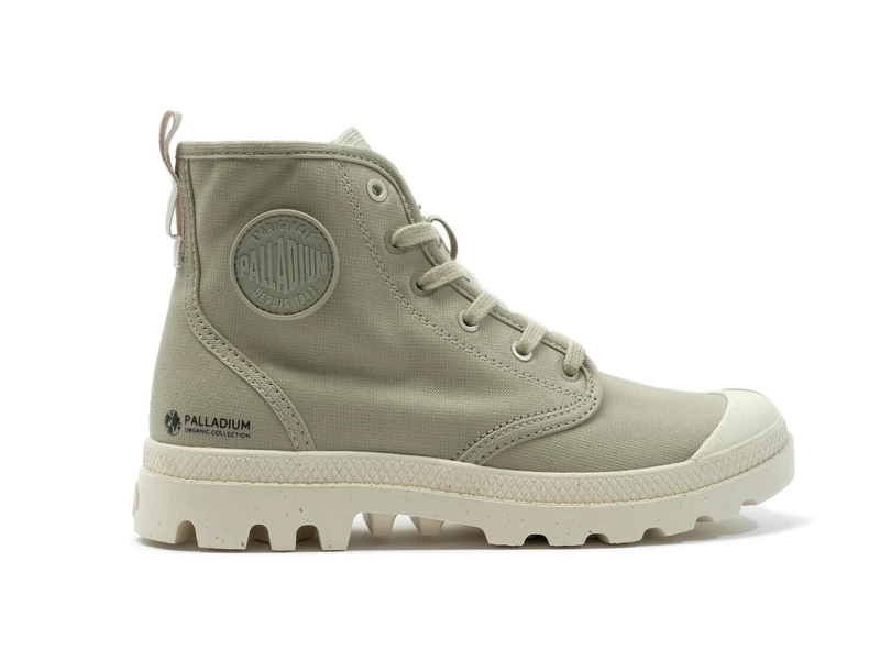Palladium Pampa Hi Zip Organic Mode, Eucalyptus, 6 UK
