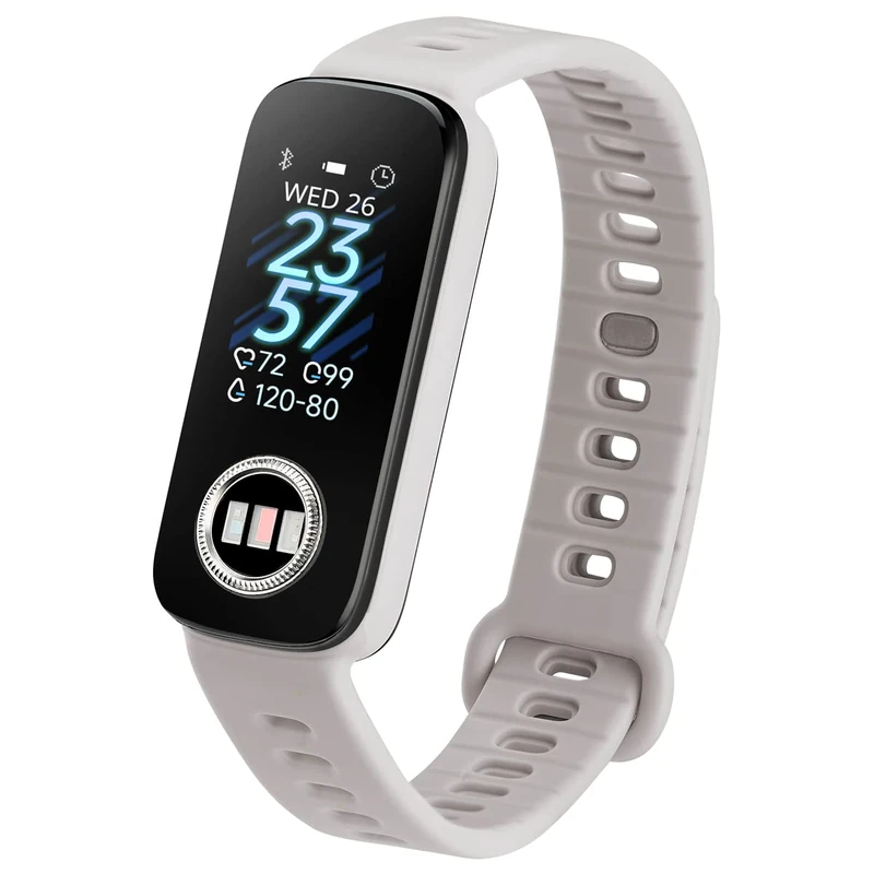 ASUS VivoWatch 5 AERO Smart Watch Fitness Tracker for Pulse Transit Time, Blood Pressure, Heart Rate, Sp02, Calories, Steps, Sleep, Ultralight 30g, Built-in GPS, 5ATM Waterproof, up to 8-days battery - Image 1