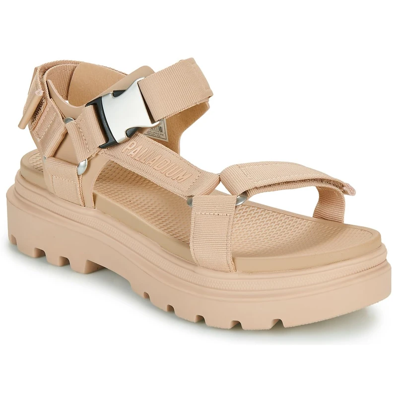 Palladium Women's Pallacruise Strap Sandals, Beige tan, 8.5 UK