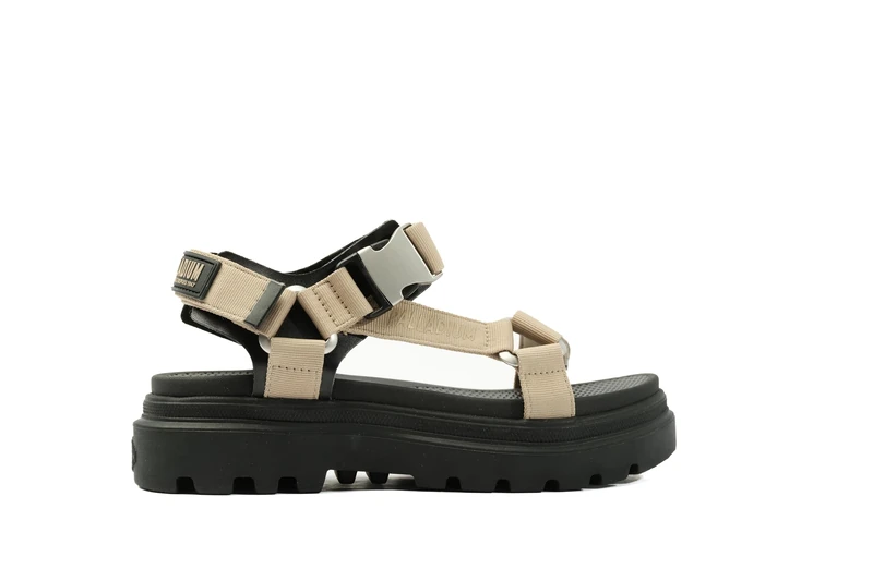 Palladium Women's Pallacruise Strap Sandals, Dune, 8 UK