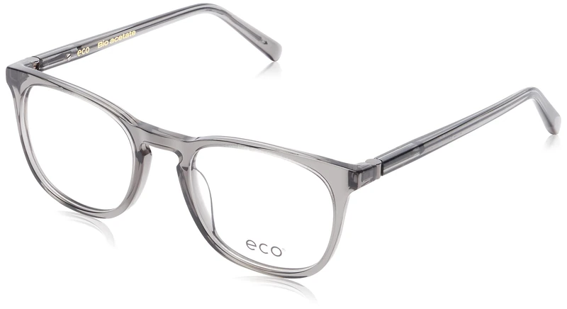 MODO & ECO Shale Unisex Adult Glasses, Smoke Grey, 51/21/143