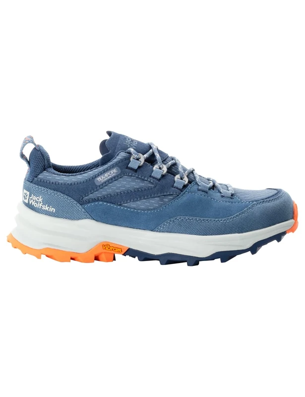 Jack Wolfskin Women's Cyrox Texapore Low WWalking Shoe, Elemental Blue, 7 UK