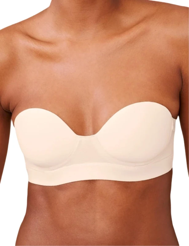 Pepper Strapless Bras | MVP Multiway Strapless, Underwire Bra, Comfy Bra with Convertible Straps (30A-40B), White Smoke, 30B