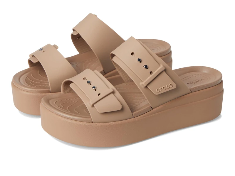 Crocs Brooklyn Buckle Low Wedge
