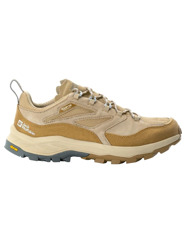 Jack Wolfskin Men's Cyrox Texapore Low MWalking Shoes, Sandstorm, 8 UK