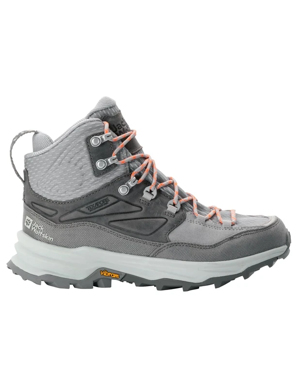 Jack Wolfskin Women's Cyrox Texapore Mid W Walking Shoes, Pebble Grey, 8 UK