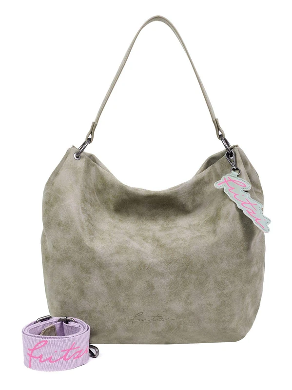Fritzi aus Preussen Women's Joshi02 Vintage Hobo, Green (Moss), One Size