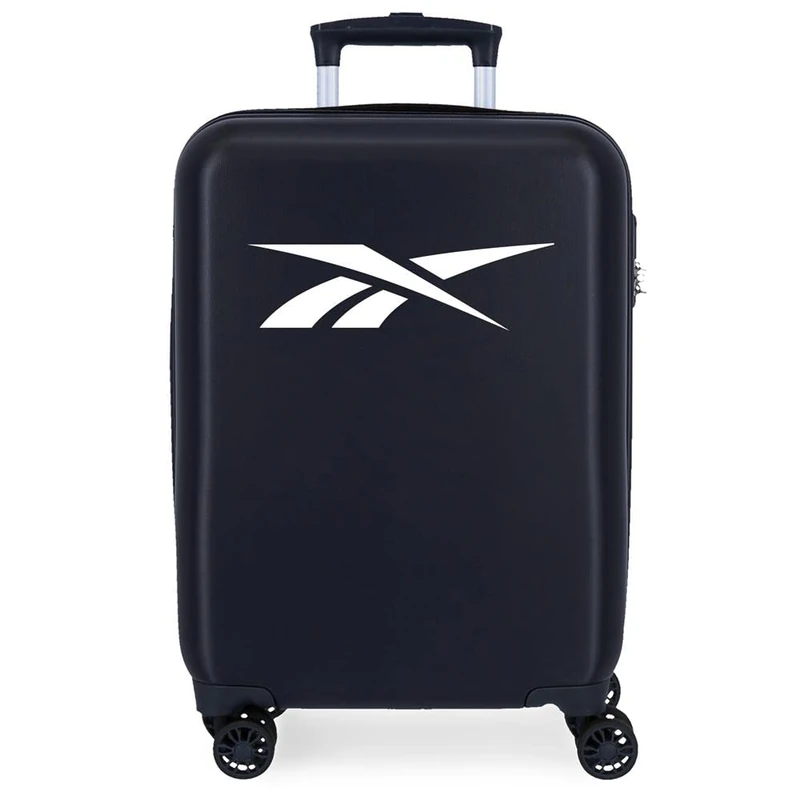 Reebok Portland Cabin Bag, Blue, 38 x 55 x 20 cm, Hard ABS, Side Combination Lock, 34 L, 2 kg, 4 Double Wheels, Hand Luggage - Image 1