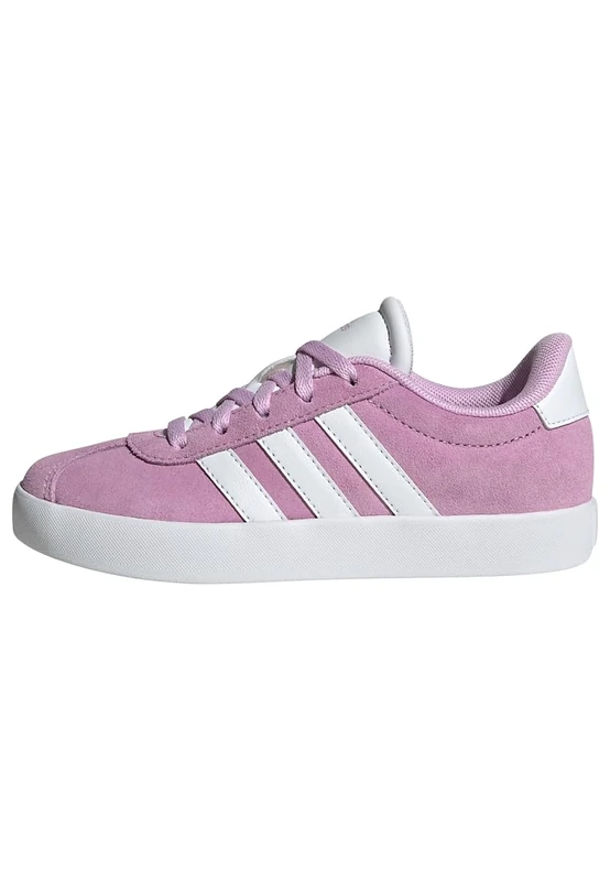 adidas Unisex Kids VL Court 3.0 Shoes, Bliss Lilac/Cloud White/Grey Two, 3 UK