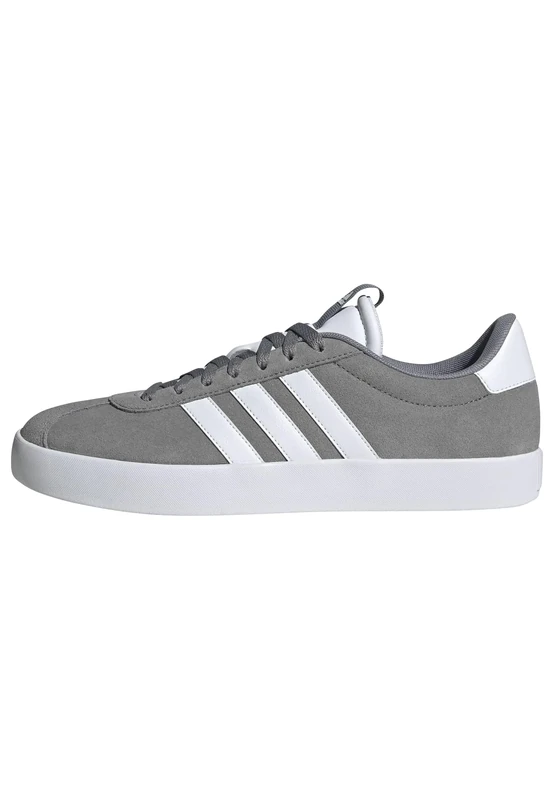 adidas Men's VL COURT 3.0 SHOES, Grey Three / Cloud White / Cloud White, 9 UK