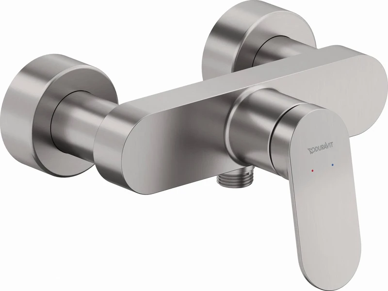 Duravit WA4230000070 Wave Brushed Stainless Steel Shower Tap