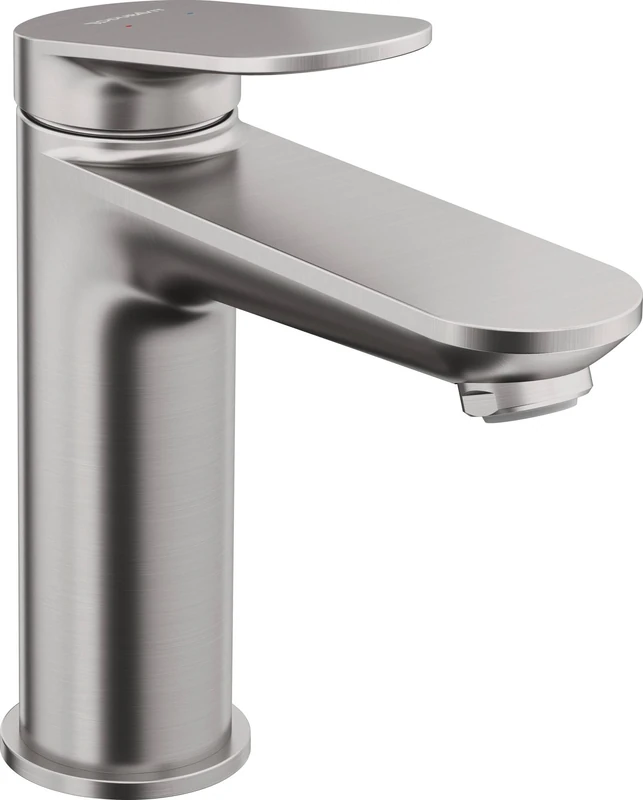 Duravit WA1020002070 Wave Brushed Stainless Steel Basin Tap