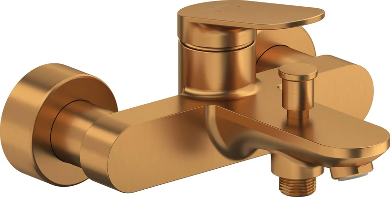 Duravit WA5230000004 Wave Bath Mixer tap, Brushed Bronze, 1.00 - Image 1
