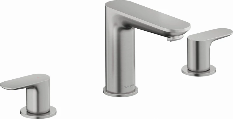 Duravit WA1060005070 Wave Washbasin Mixer tap, Brushed Stainless Steel
