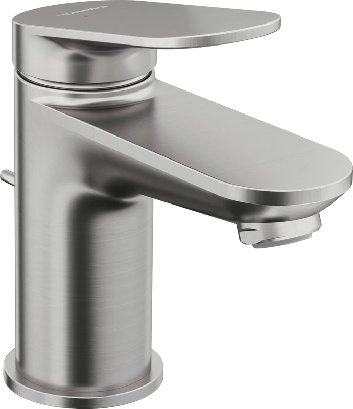 Duravit WA1010001070 Wave Brushed Stainless Steel Basin Tap