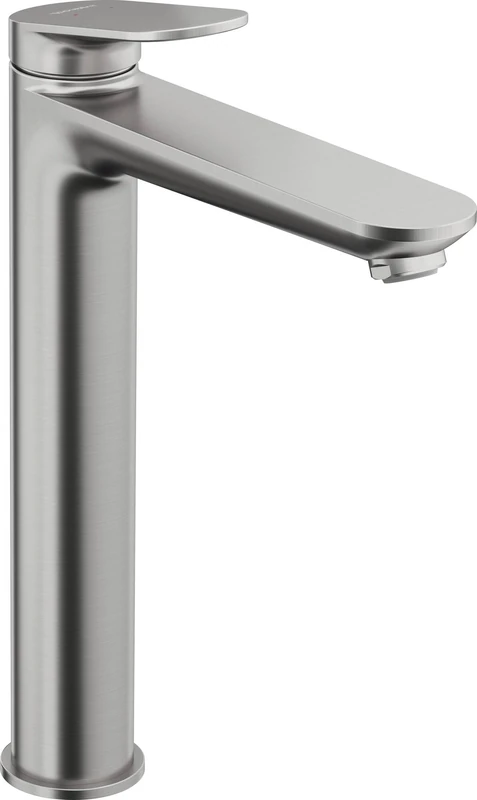 Duravit WA1040002070 Wave Brushed Stainless Steel Basin Mixer Tap