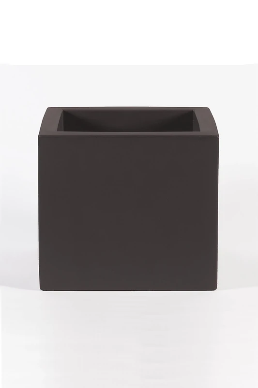 Oresteluchetta Planter for Outdoor/Indoor, polyethylene_pe, Grey, 40x40x36cm