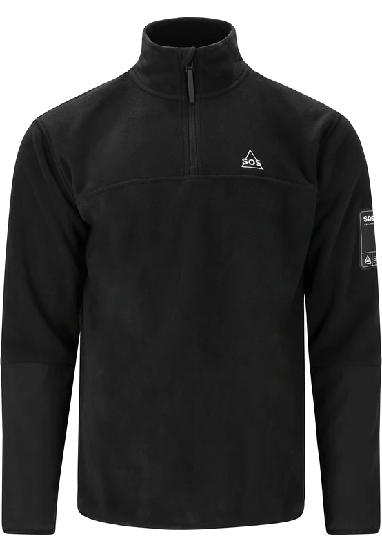 SOS Men's laax Sweatshirt, 1001 Black, L