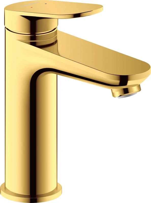 Duravit WA1020002034 Wave Basin Mixer Tap Polished Gold