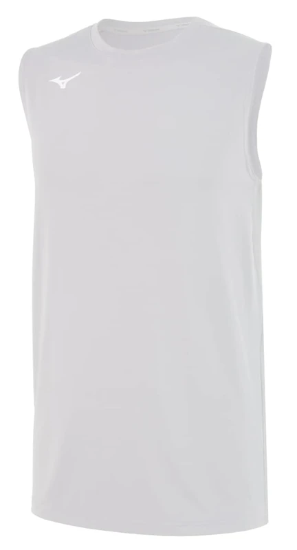 Mizuno Men's Sleeveless Vb Jersey Shirt, White, XL