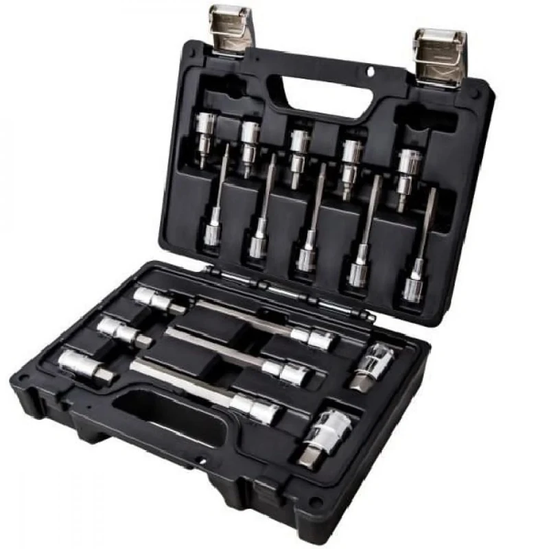 Beta - 923E-PE/C18 Set of 18 Socket Wrenches for Hexagonal Screws in Plastic Box. Socket Wrench kit in Shockproof Plastic case with Metal latches