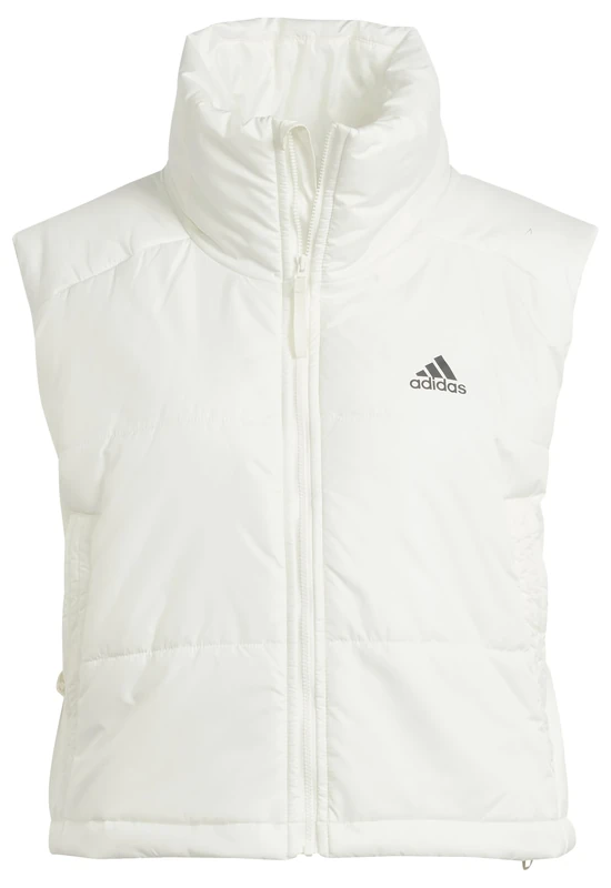 adidas Women's 3-Stripes Insulated Vest, off white, XS