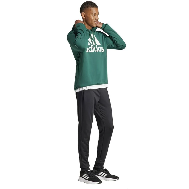 adidas Men's Sportswear French Terry Hooded Track Suit, collegiate green, S