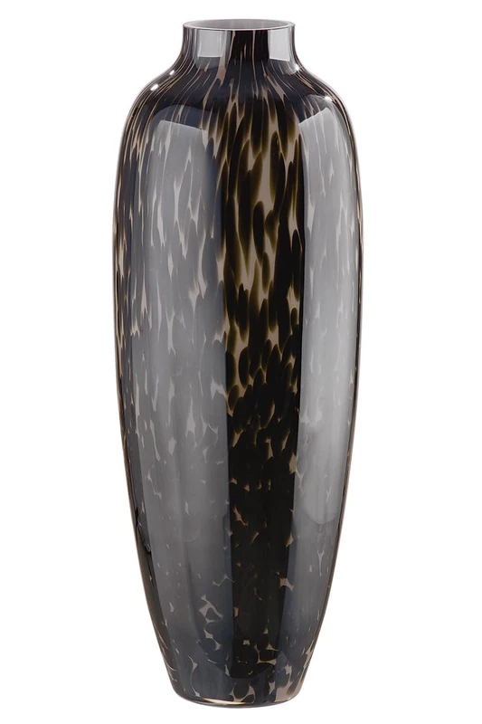 GILDE Vase Africa Glass Brown Height 61.5 cm Diameter 23 cm Decoration Home Accessory Gift Living Room