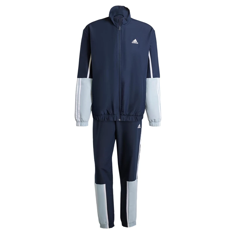 adidas Men's Sportswear Colorblock 3-Stripes Track Suit, Legend Ink, M