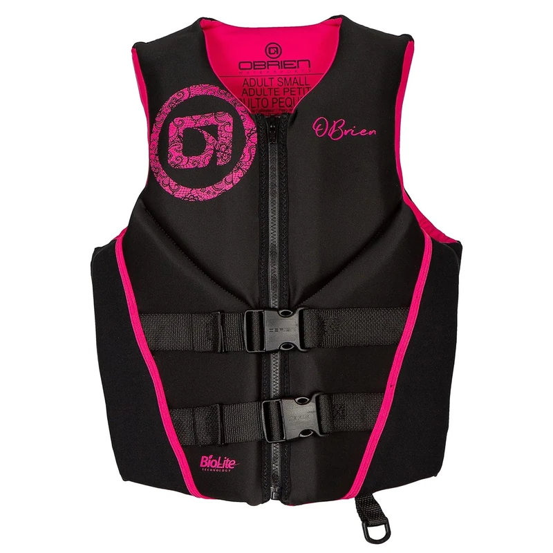 O'Brien Women's Traditional Neoprene USCGA Life Jacket, Pink, Small