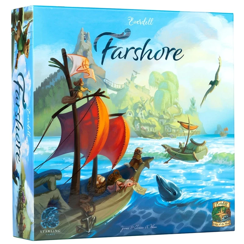 Starling Games | Everdell: Farshore | Board Game | Ages 10+ | 1-4 Players | 40-80 Minutes Playing Time