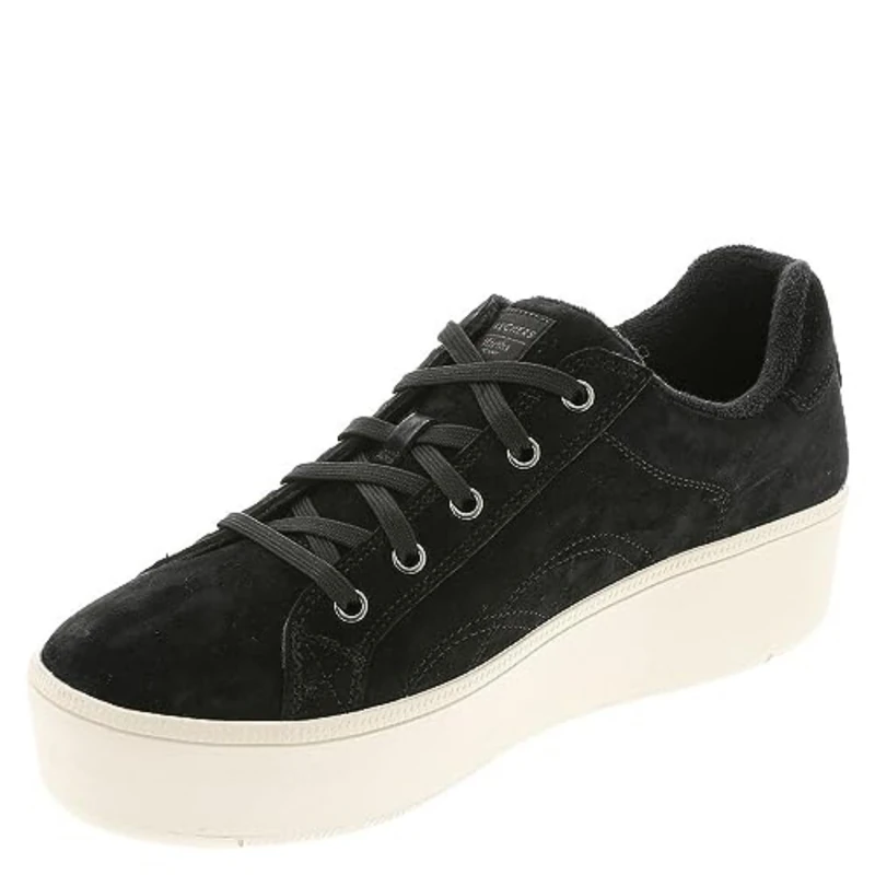 Skechers Women's Martha Stewart Plateau-Chic Lady Sneaker, Black, 10