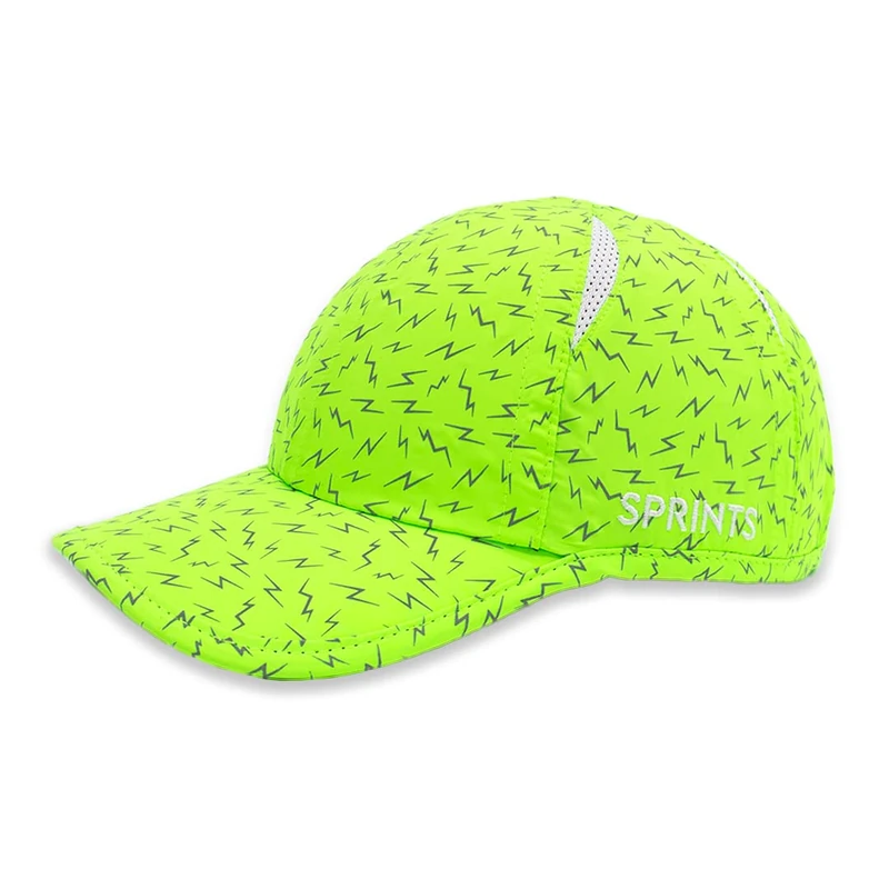 Sprints Race Day Performance Running Cap | The Lightweight, Quick Dry, Sport Hat, One Size, Unisex (Neon Flash Reflective), Neon Flash Reflective, One Size