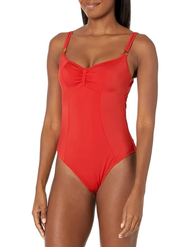 Panache SW1300 Anya Riva Balcony Swimsuit - SW1300 Fiery Red