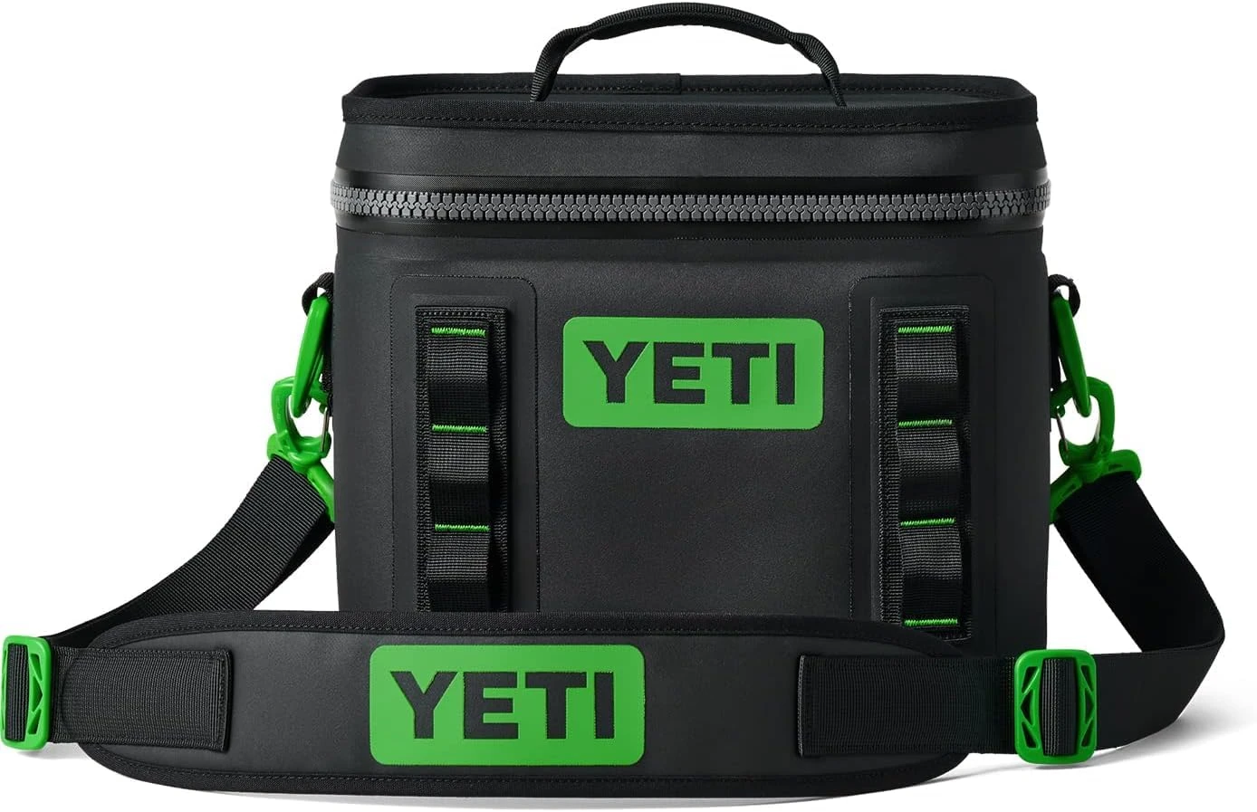 YETI Hopper Flip 8 Cool Bag, Portable & Insulated Backpack Cooler, Canopy Green