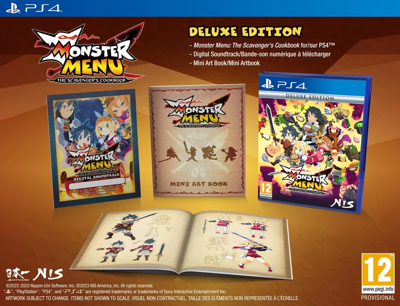 NIS AMERICA Monster Menu: The Scavenger's Cookbook - Deluxe Edition