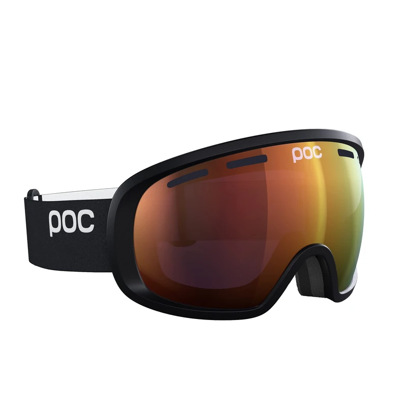 POC Fovea, Uranium Black/Partly Sunny Orange