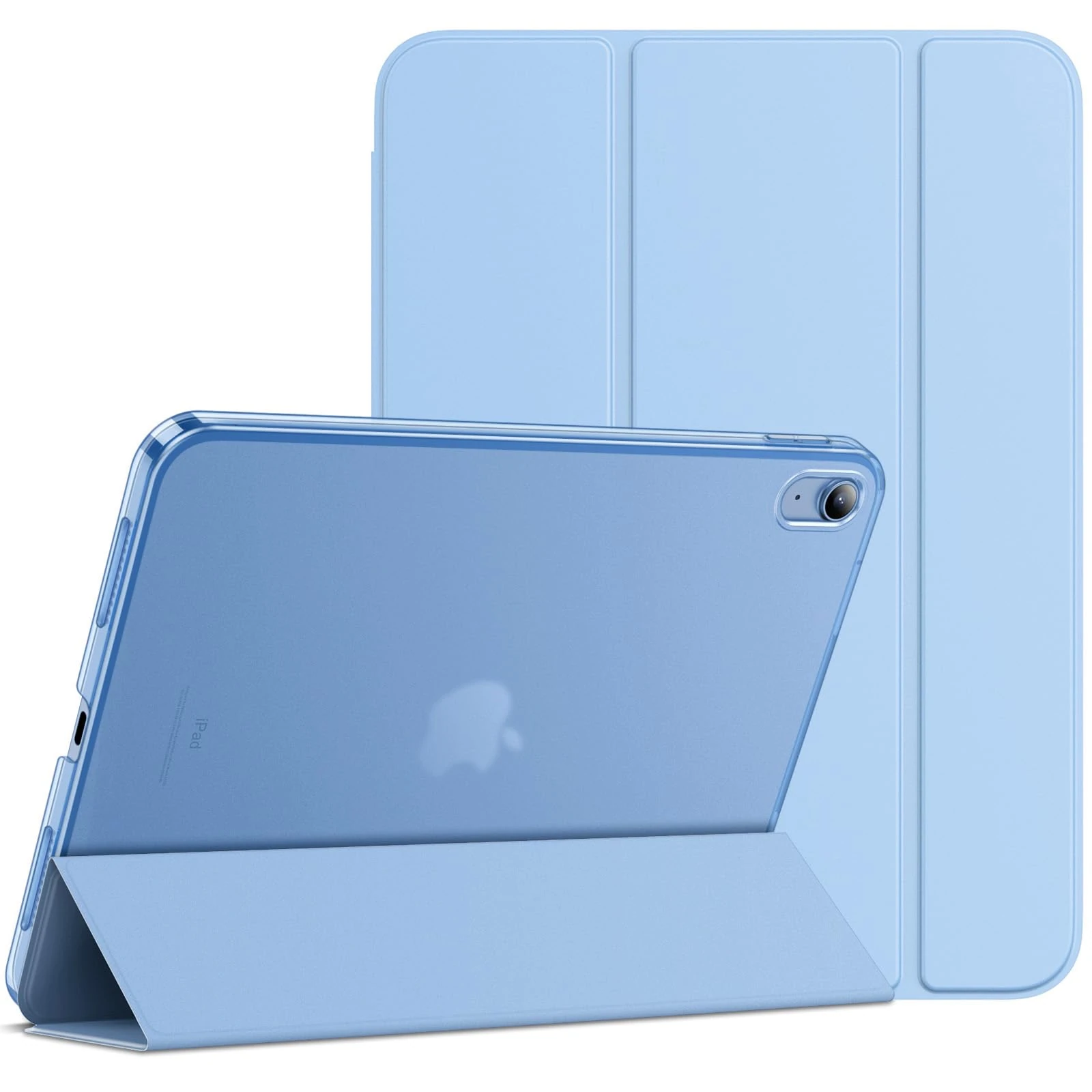 JETech Case for iPad (A16) 11th/10th Generation (2025/2022), Slim Stand Hard Back Shell Cover with Auto Wake/Sleep (Blue)