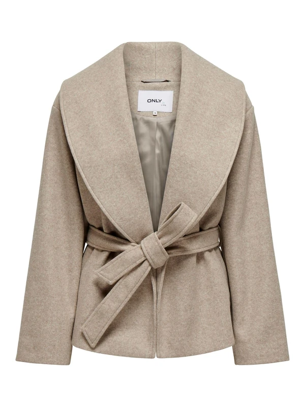 ONLY Womens Onlaugusta Life Short Coat OTW Jacket, Fungi/Detail: Melange, M UK