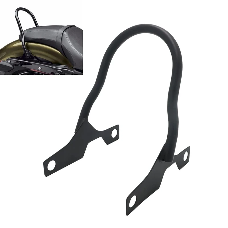 FENGREN Motorcycle Short Sissy Bar Passenger Detachable Backrest For Harley Sportster XL 1200 883 X 48 72 Superlow Forty Eight 2004-UP