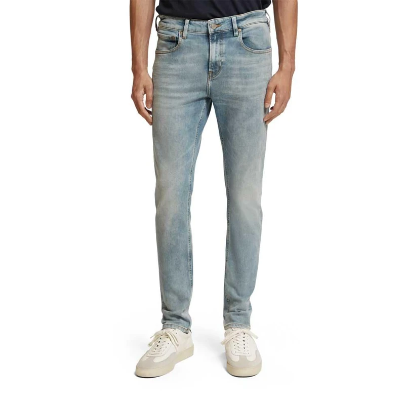 Scotch & Soda Men Skim Skinny-Fit Jeans Casual Trousers, River Deep, 38-36 - Image 1