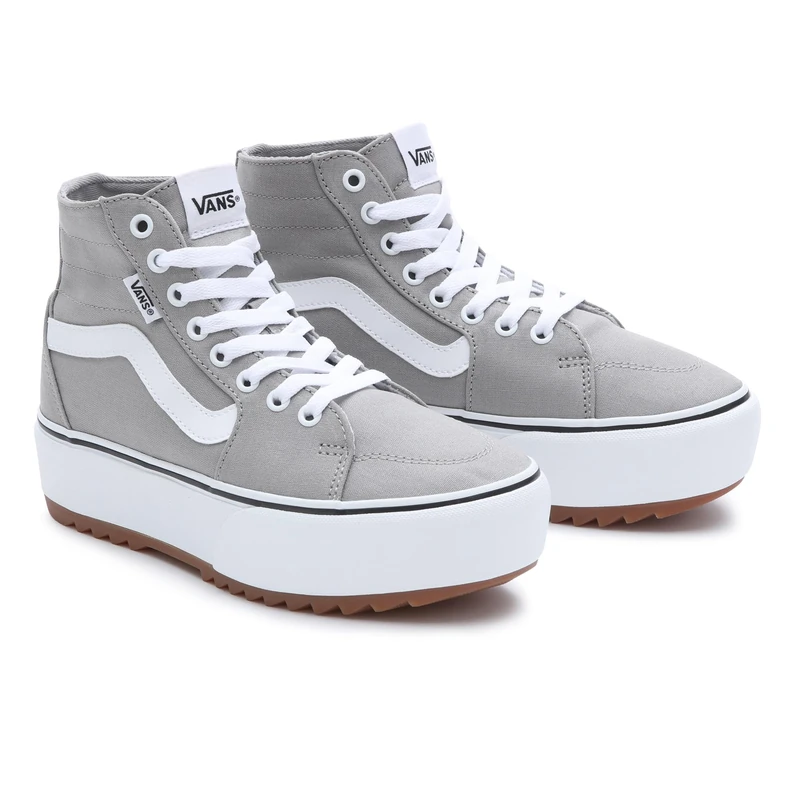 Vans Women's Filmore Hi Tapered Platform St Sneaker, Canvas Drizzle, 5 UK