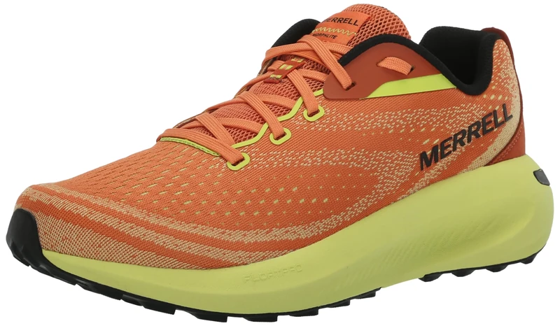 Merrell Men's Morphlite Road-to-Trail Running Shoe, Melon/HiViz, 11.5 UK